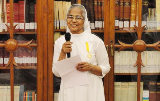 Sr. Mary Vas Receives Cross of Honor